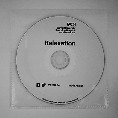 minimal print CD in PVC Sleeve
