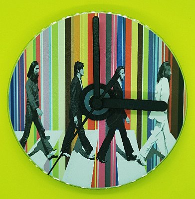 The Beatles Abbey Road Zebra Crossing CD Clock